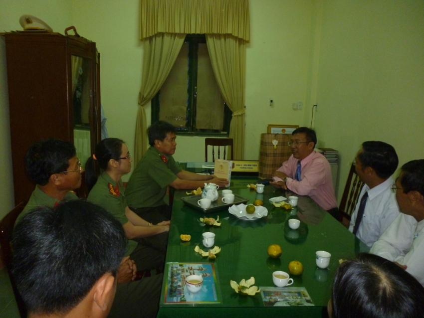 Đoàn  chụp lưu niện Phòng PA 88 – Công an tỉnh Quảng Ngãi.